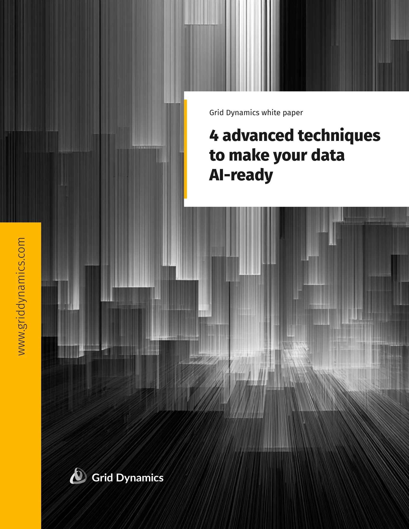 Cover of a Grid Dynamics white paper titled 