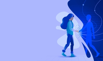 Vector style female characters