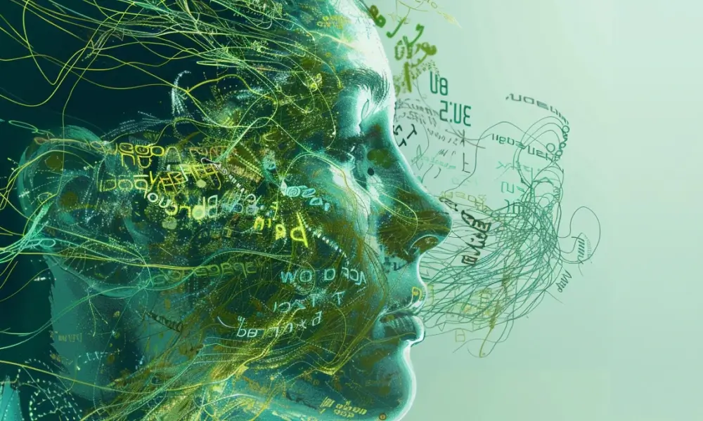 Words coming out of mouth