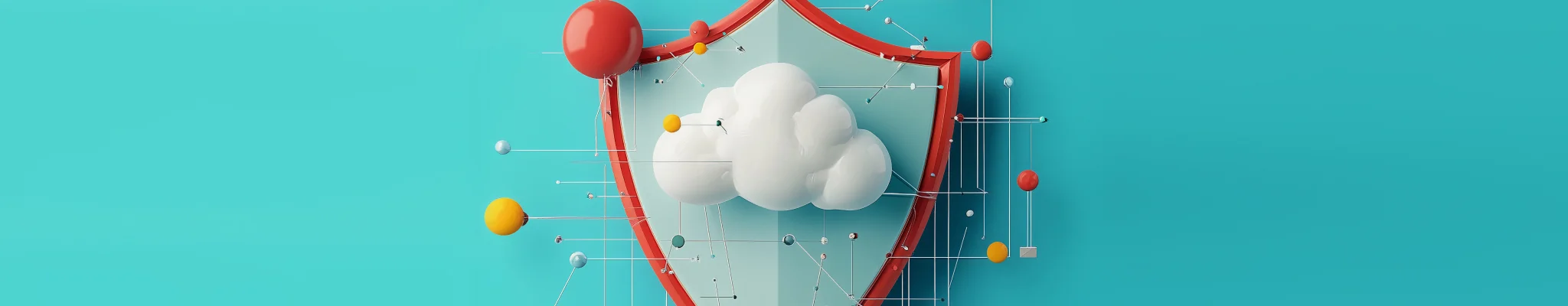 Cloud shield with connected nodes